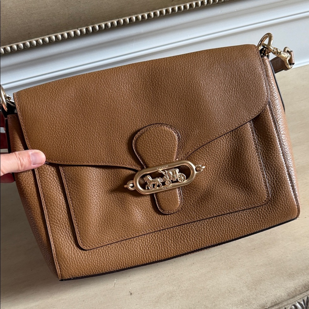 Coach Brown Leather Crossbody Bag